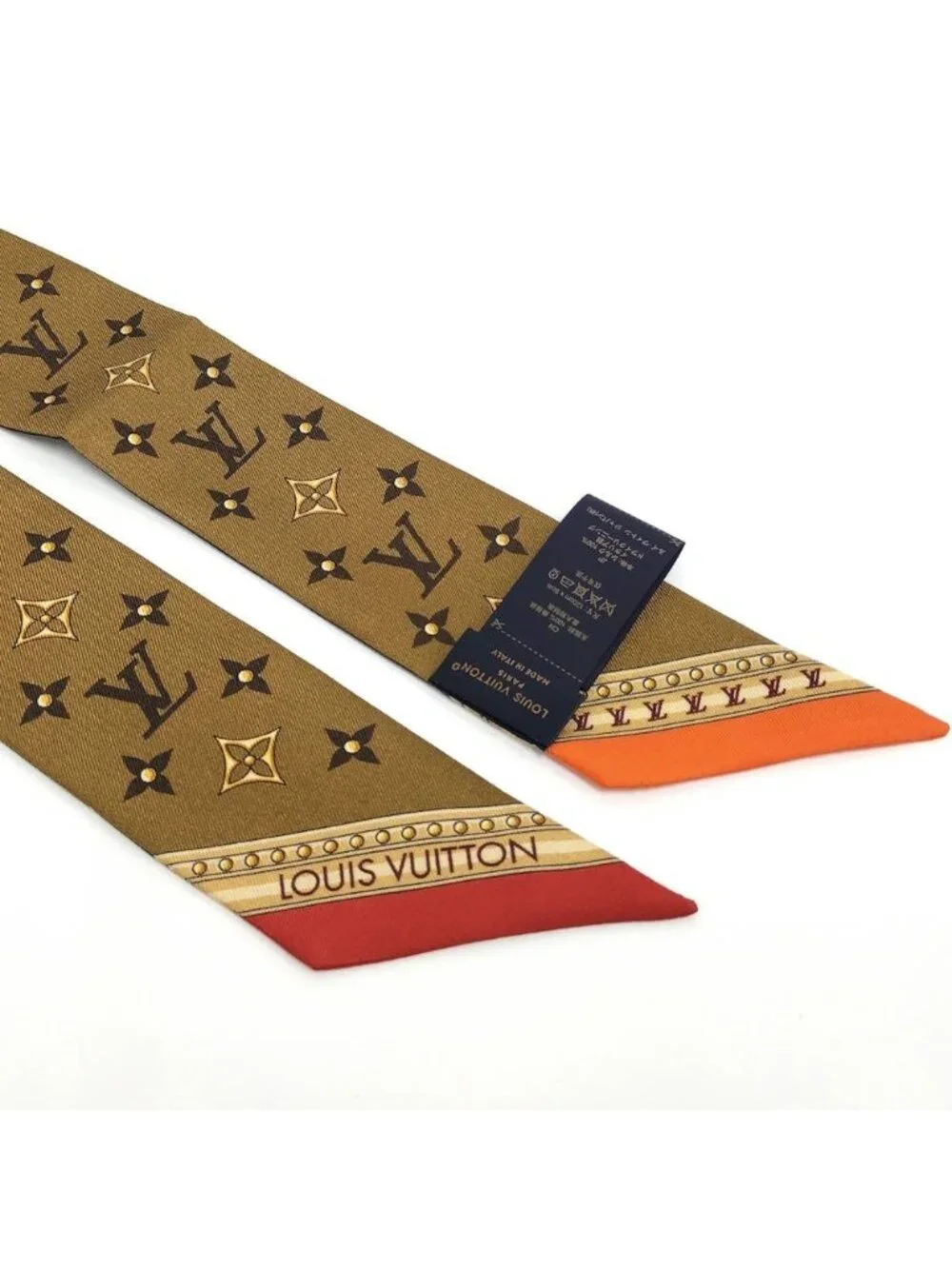 Louis Vuitton Bandeau BB LV Enfleur Scarf Brown